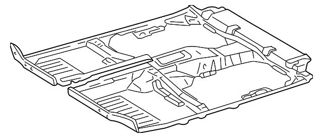 58510-42350-B0 Деталь FLOOR MAT
