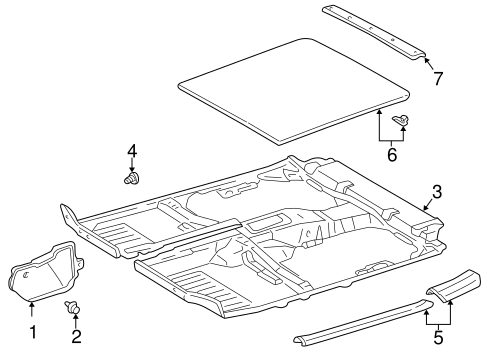 RAV4 INTERIOR TRIM - REAR BODY