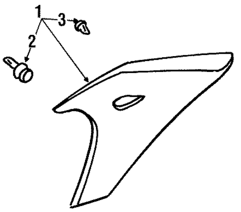 Altima INTERIOR TRIM - QUARTER PANELS