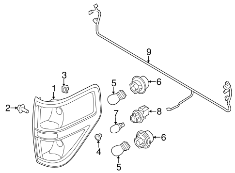 F-150 BULBS - CHASSIS 3