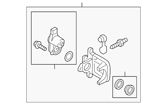 4G0-615-403-D Деталь CALIPER, LEFT