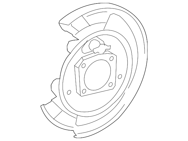 46503-02090 SPLASH SHIELD, RIGHT