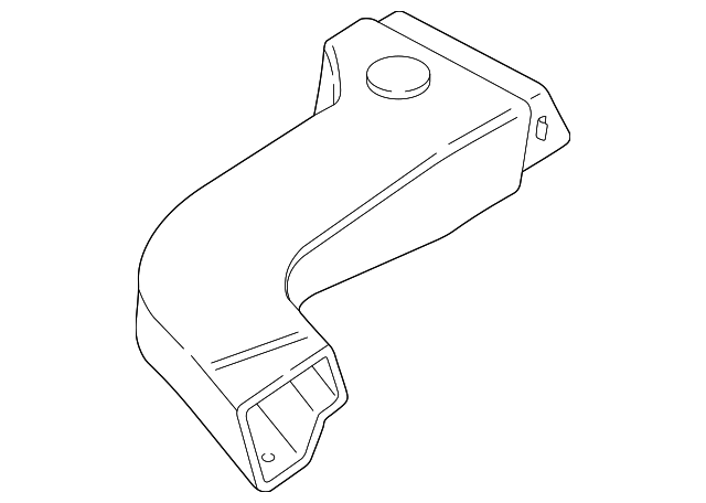 F2UZ9A675A Деталь AIR DUCT