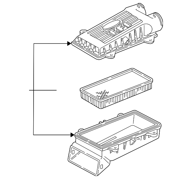 F4UZ9600C Деталь AIR CLEANER ASSY