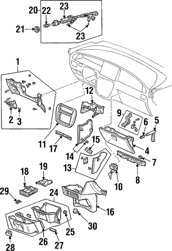 Oasis INSTRUMENT PANEL COMPONENTS 2