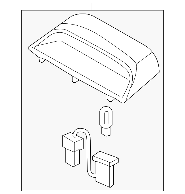 92700-3K000-CH Деталь HIGH MOUNT LAMP