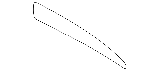 51-42-8-261-751 TRIM MOLDING, LEFT