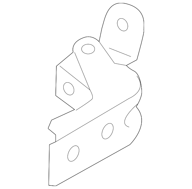 79310-1E200 Деталь UPPER HINGE, LEFT