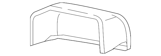 FL3Z-17D743-AA Деталь MIRROR COVER, LEFT