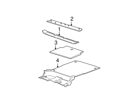 Tahoe INTERIOR TRIM - REAR BODY