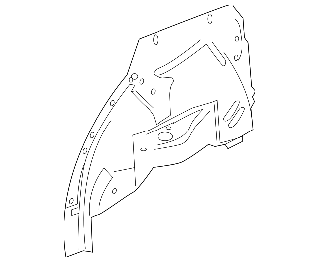 22803880 Деталь INNER WHEELHOUSE, RIGHT