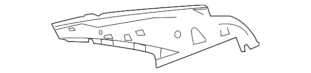22817980 Деталь INNER QTR PANEL, LEFT