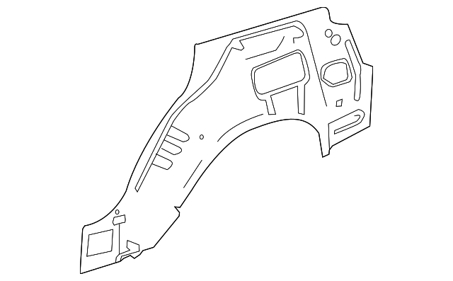 25789902 Деталь OUTER WHEELHOUSE, RIGHT