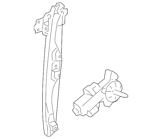 20785728 Деталь WINDOW REGULATOR, LEFT