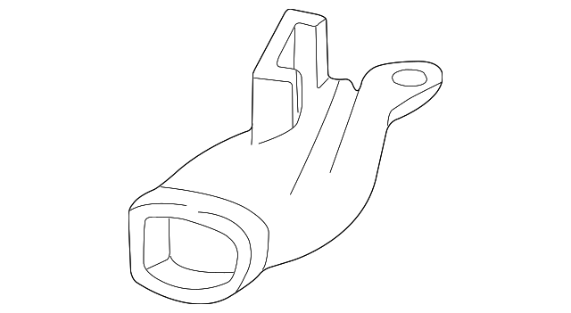 10257813 Деталь AIR DUCT, LEFT