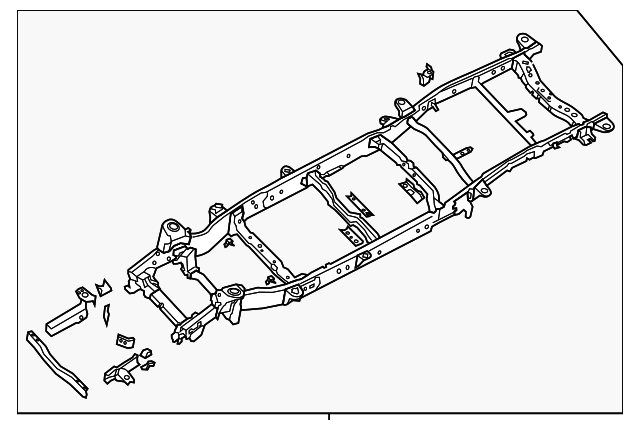 50100-1PA0A Деталь FRAME ASSY