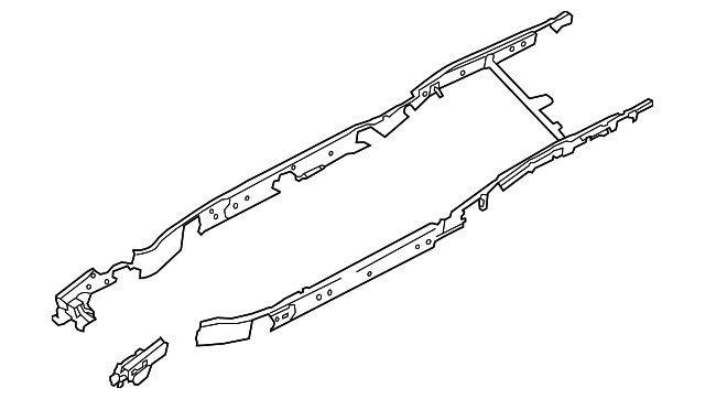 E0111-1PAMA Деталь FRAME RAIL, LEFT