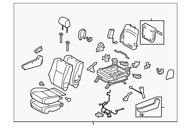 71100-0CF41-B0 Деталь SEAT ASSY, RIGHT