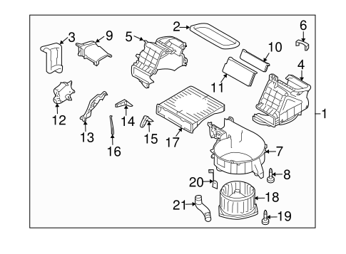 Forester BLOWER MOTOR & FAN 2
