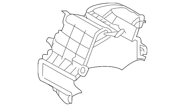 72213FG040 Деталь UPPER CASE, LEFT