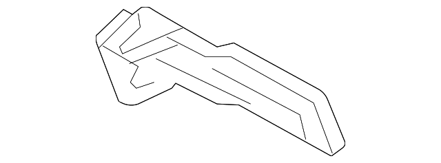 GK2A51182C Деталь LENS & HOUSING UPPER BRACKET, LEFT