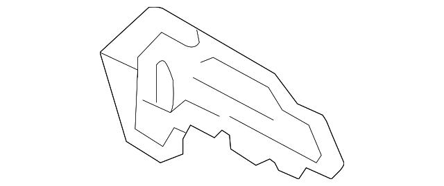 GK2C51172B Деталь LENS & HOUSING LOWER BRACKET, RIGHT