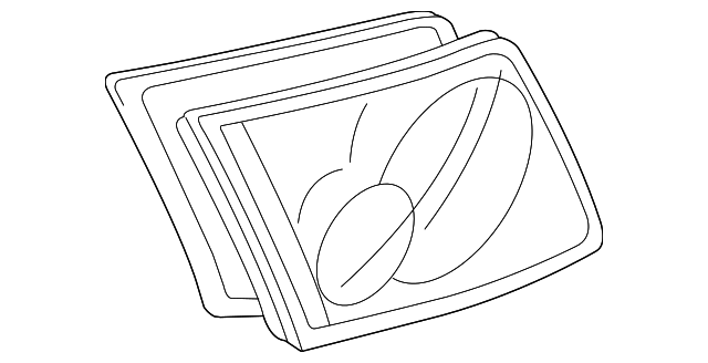 GM9E513H8 Деталь LENS & HOUSING GASKET, RIGHT