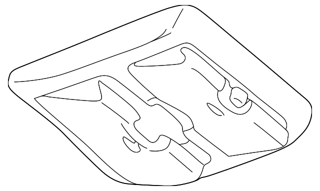 3L8Z-78519A70-EAB Деталь OVERHEAD CONSOLE