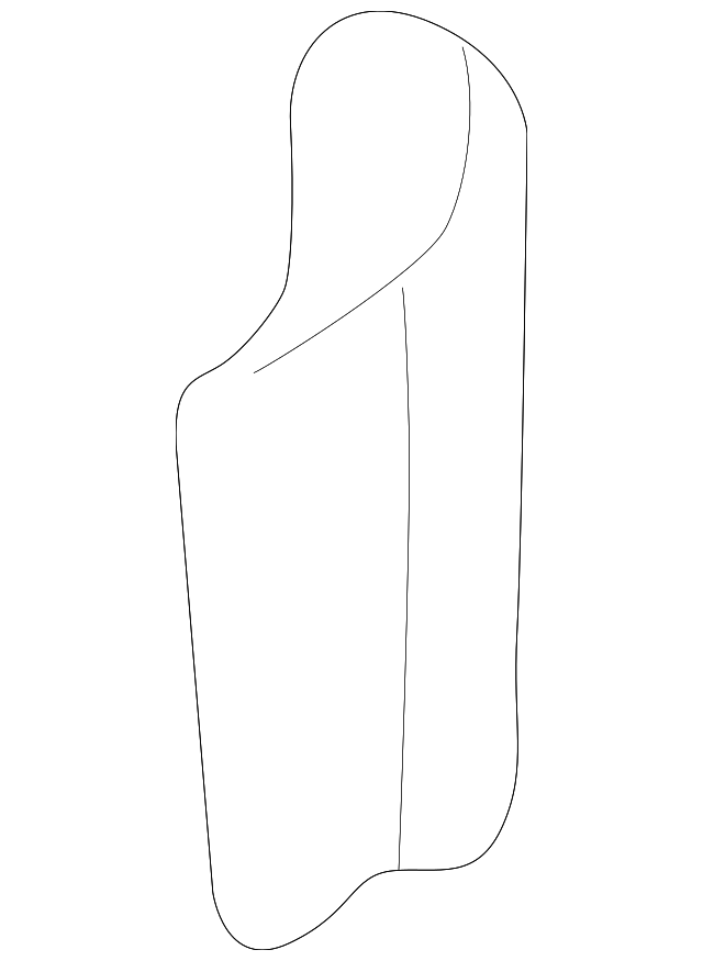 76442-9E030 CLOSING PLATE, RIGHT