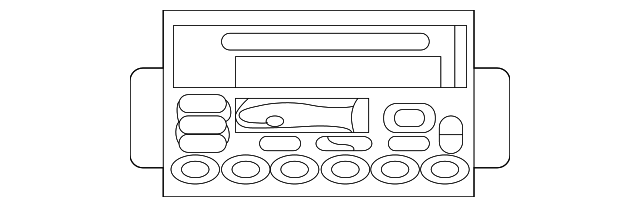 28188-2Z100 Деталь AM/FM CD CASS