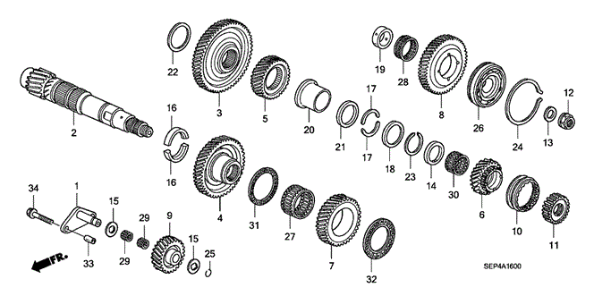 TL AT COUNTERSHAFT ('07)