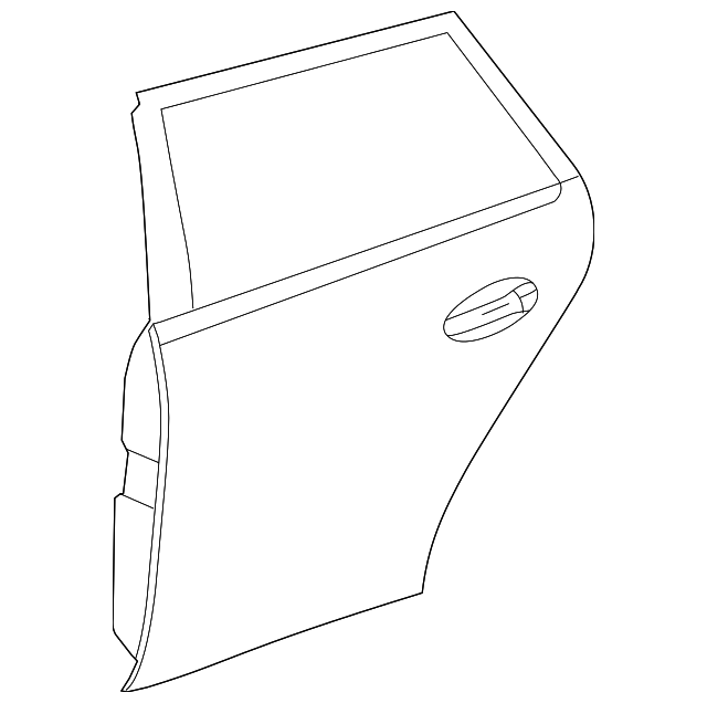 212-730-36-05 Деталь DOOR SHELL, RIGHT