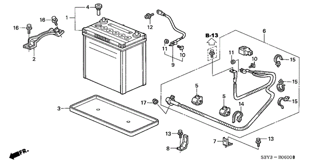 ELECTRICAL / EXHAUST / HEATER / FUEL/BATTERY for 2002 Honda INSIGHT #1