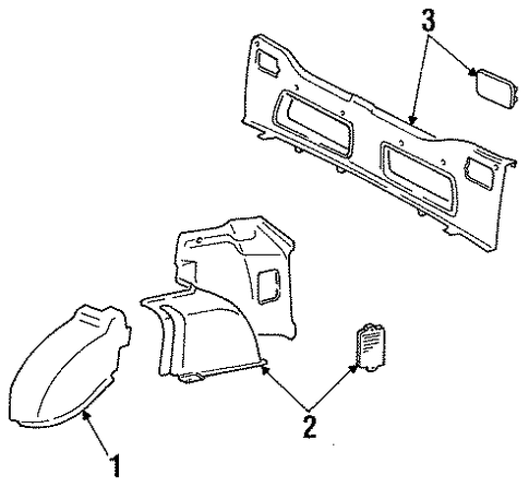 Colt INTERIOR TRIM - REAR BODY