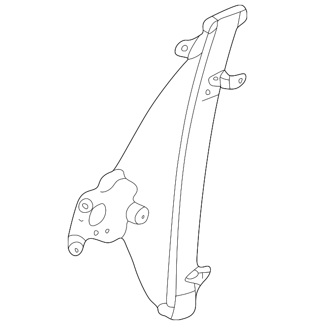 MR991317 Деталь REGULATOR, LEFT