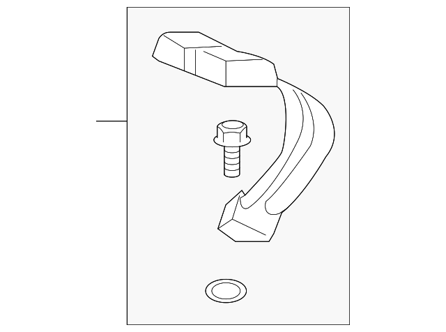 96870656 Деталь BUCKLE END, RIGHT