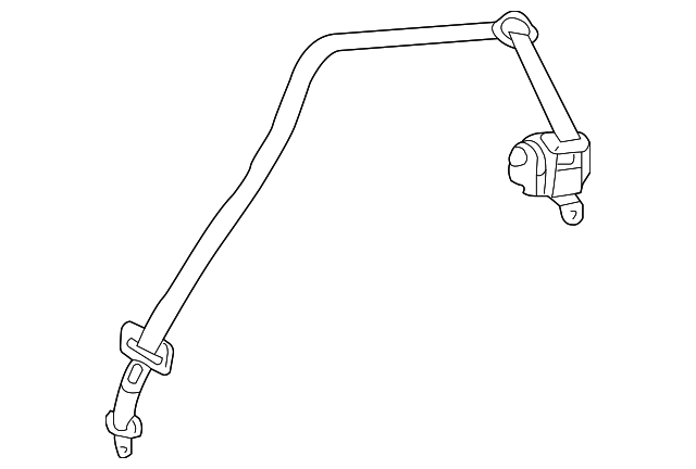 96817745 Деталь CENTER BELT ASSY