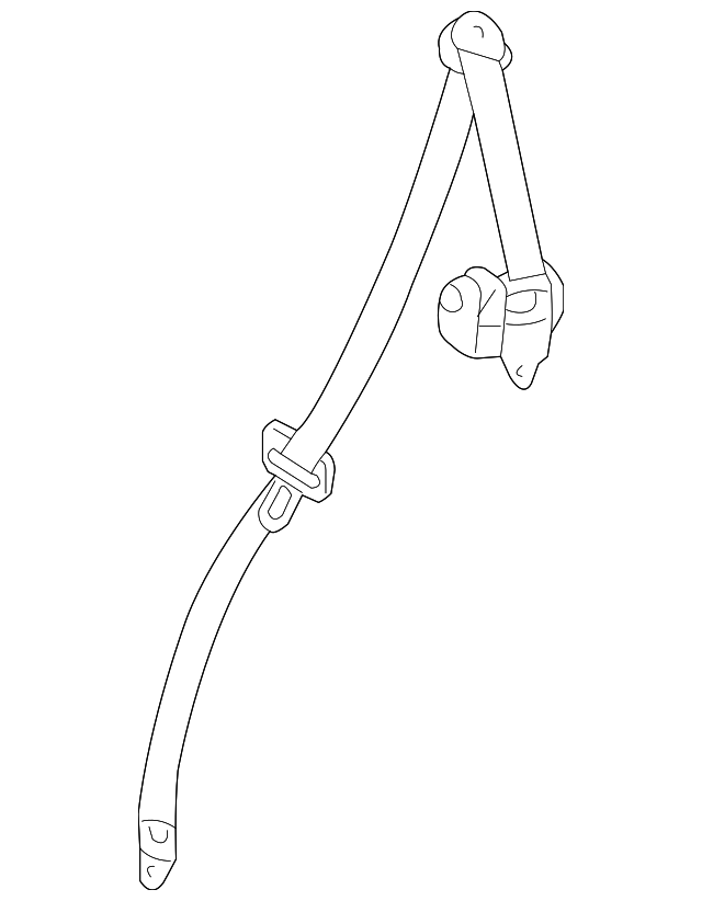 96817695 Деталь OUTER BELT ASSY, RIGHT