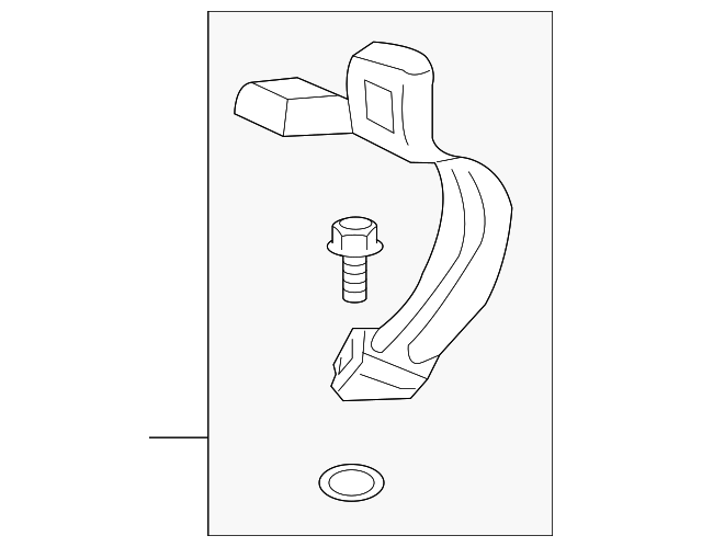 96443236 Деталь BUCKLE END, LEFT