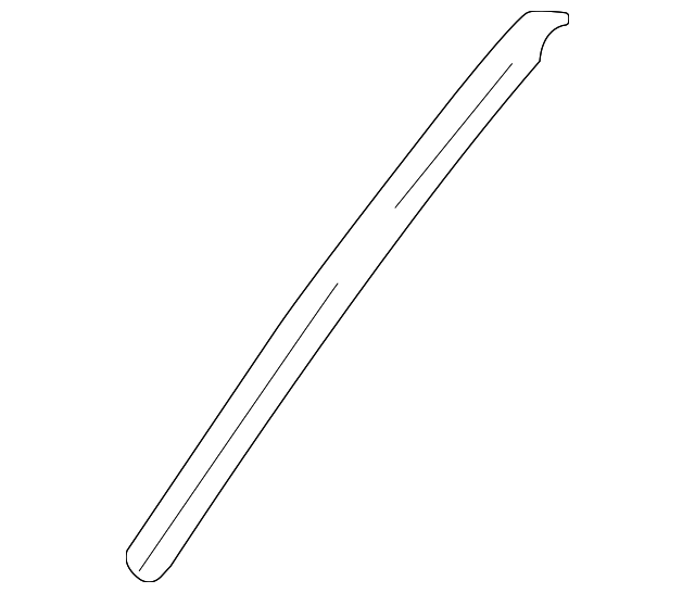 MR598748 Деталь SIDE MOLDING, RIGHT