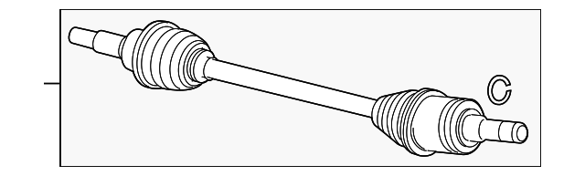 BT4Z-4K138-A AXLE ASSY, RIGHT
