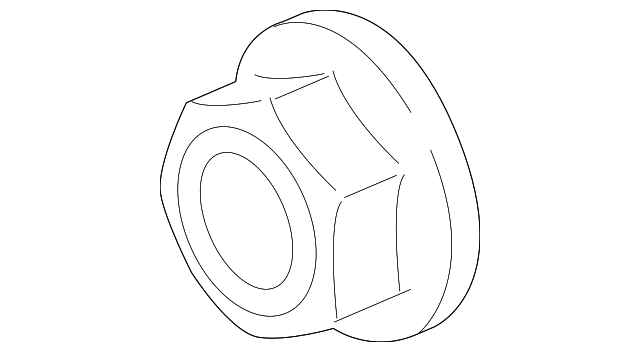 6L8Z-4320-A FLANGE LOCK NUT