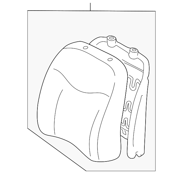 71430-52140-B0 Деталь SEAT BACK ASSY, RIGHT