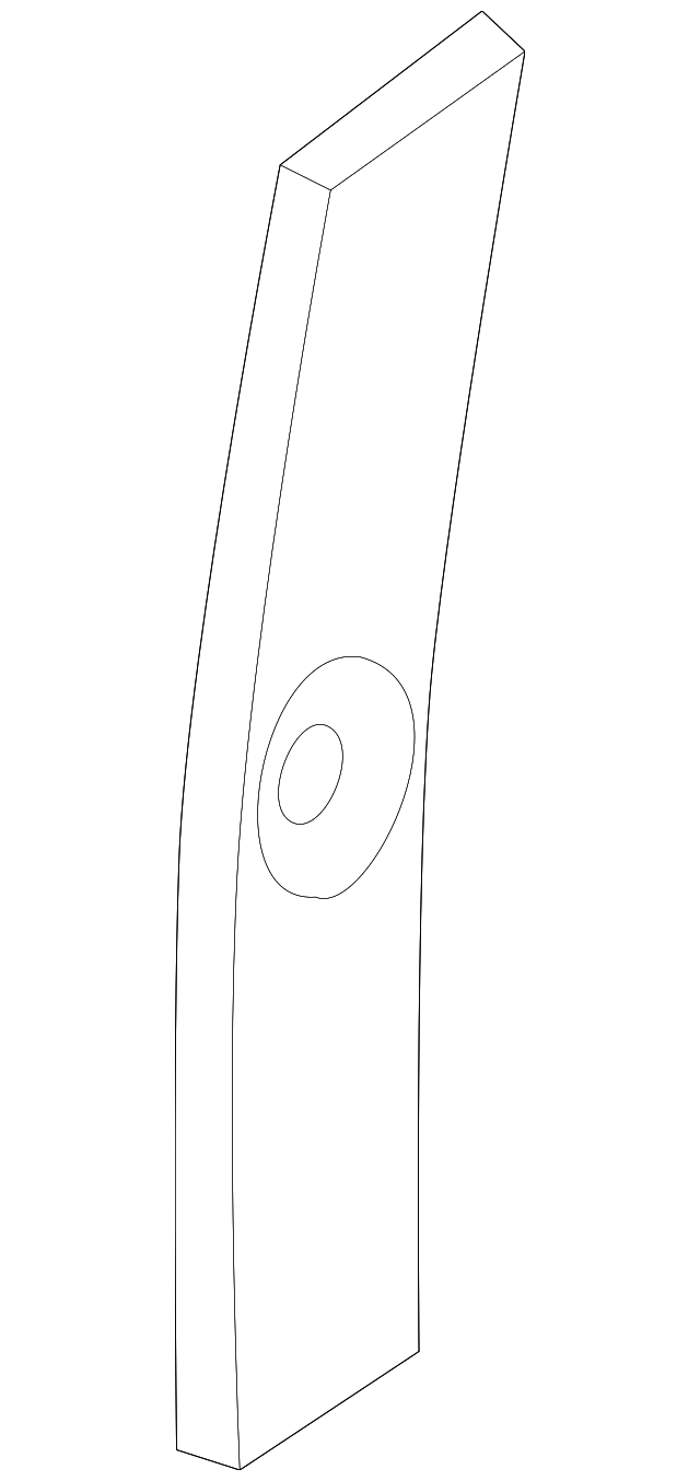 T00257969D80 Деталь ADJUSTER COVER, LEFT