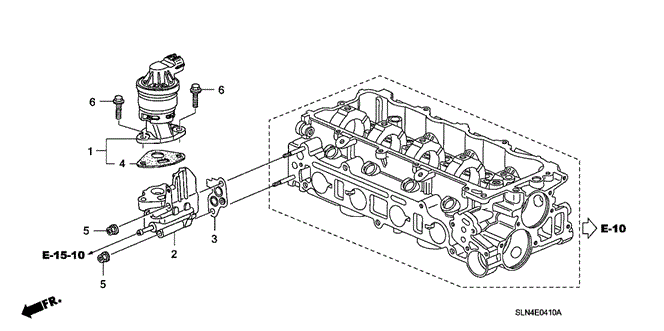 ENGINE/EGR VALVE for 2008 Honda FIT #1