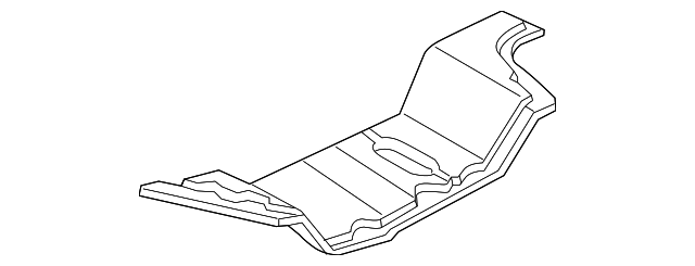 41217199987 Деталь BAFFLE PLATE, LEFT