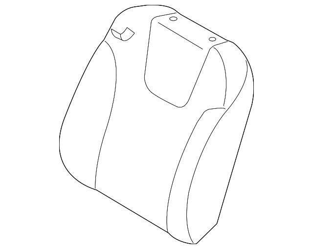 64151FG200AN Деталь SEAT BACK COVER, RIGHT