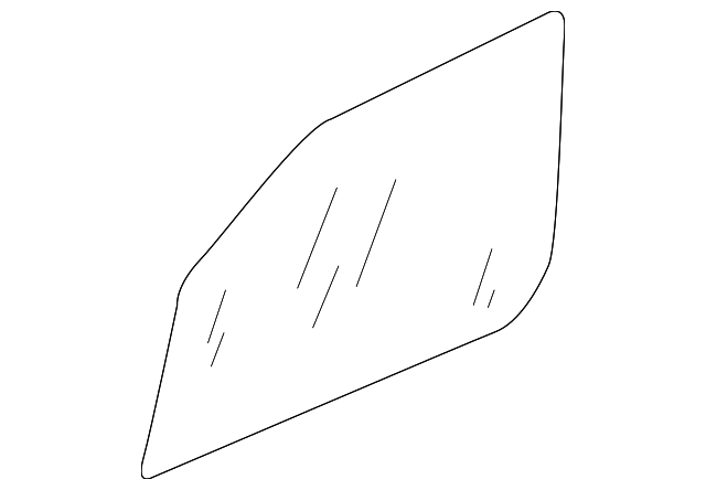 55346805AD Деталь DOOR GLASS, LEFT