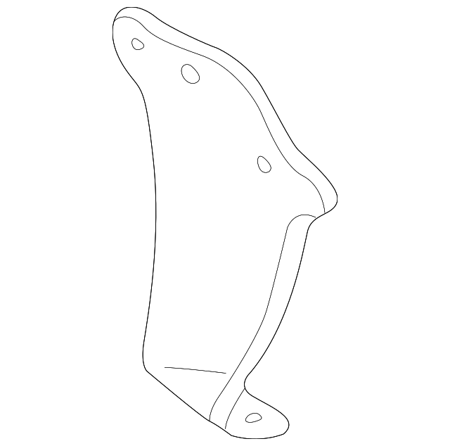 ZZM056324 Деталь SPLASH SHIELD, LEFT