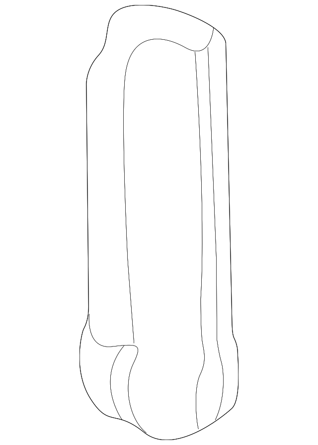 1F21-65-553 Деталь REAR PILLAR, LEFT